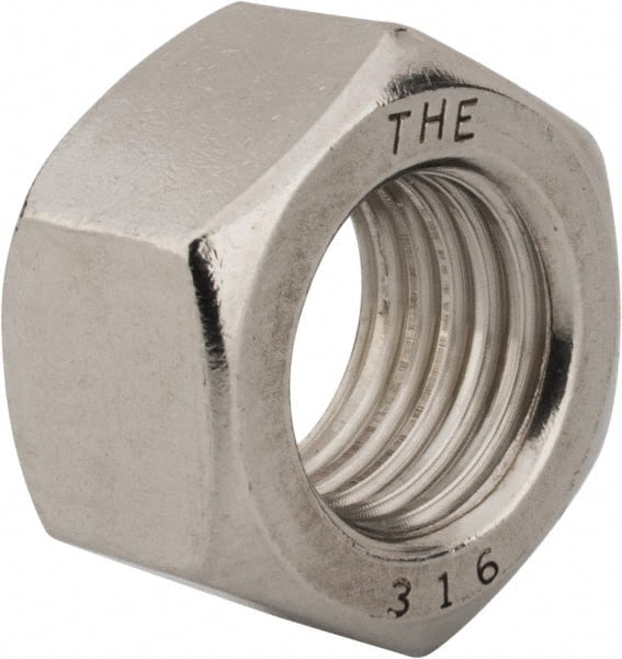 1-8 UNC Stainless Steel Right Hand Hex Nut MPN:R63084449