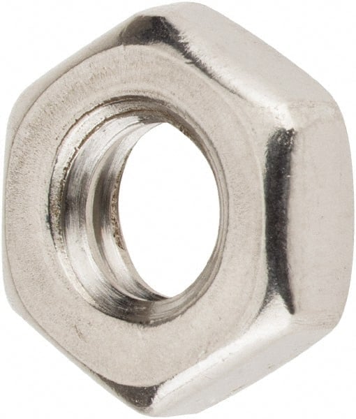 1/4-20 UNC Stainless Steel Right Hand Hex Jam Nut MPN:R63084485