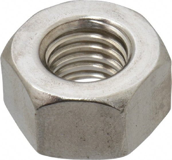 Hex Nut: 1/2-13, Grade 18-8 Stainless Steel, Uncoated MPN:R63084840