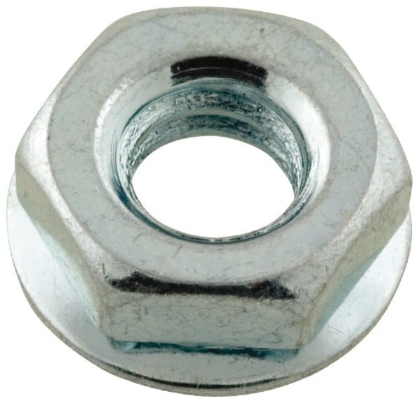 #10-32, Zinc Plated, Steel K-Lock Hex Nut with Conical Lock Washer MPN:HNCWFI-100-100B