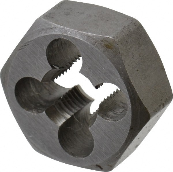 Hex Rethreading Die: M7x0.75, Right Hand, Carbon Steel MPN:364-0072