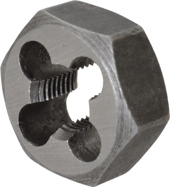 Hex Rethreading Die: M8 x 0.75 Thread, Right Hand, Carbon Steel MPN:364-0081