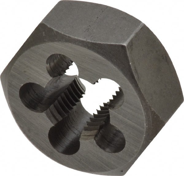 Hex Rethreading Die: M12x1.25, Right Hand, Carbon Steel MPN:364-0122