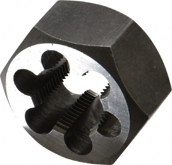 Hex Rethreading Die: M22x1.5, Right Hand, Carbon Steel MPN:364-0222