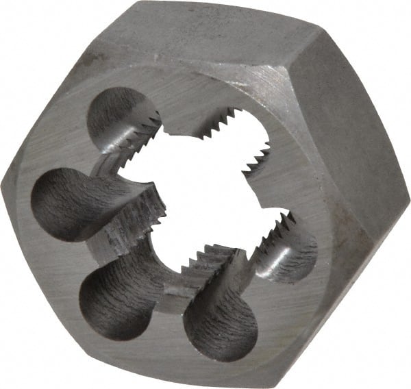 Hex Rethreading Die: M22x2.5, Right Hand, Carbon Steel MPN:364-0223