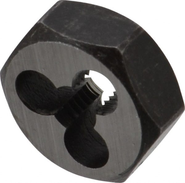 Hex Rethreading Die: #10-32, Right Hand, Carbon Steel MPN:365-0076