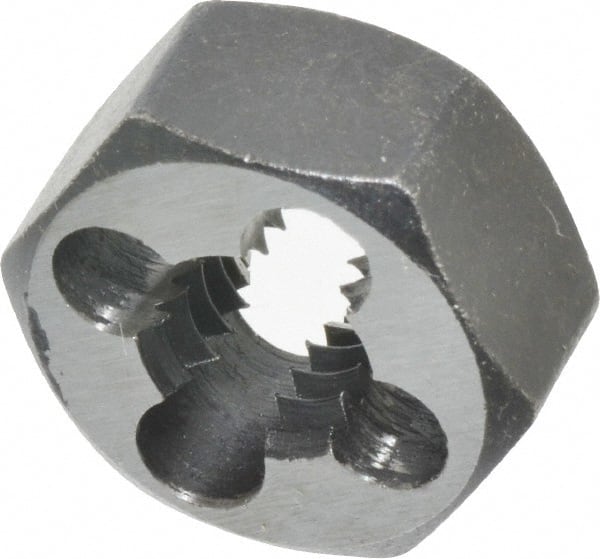 Hex Rethreading Die: 3/8-16, Right Hand, Carbon Steel MPN:365-0241