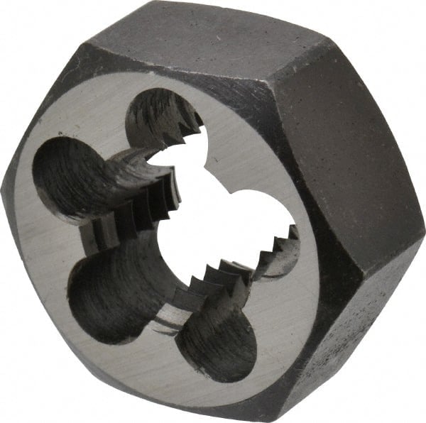 Hex Rethreading Die: 9/16-12, Right Hand, Carbon Steel MPN:365-0361