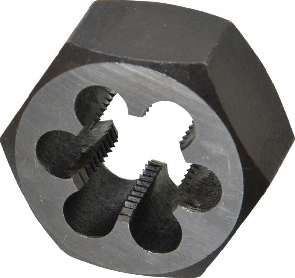 Hex Rethreading Die: 11/16-11 Thread, Right Hand, Carbon Steel MPN:365-0441