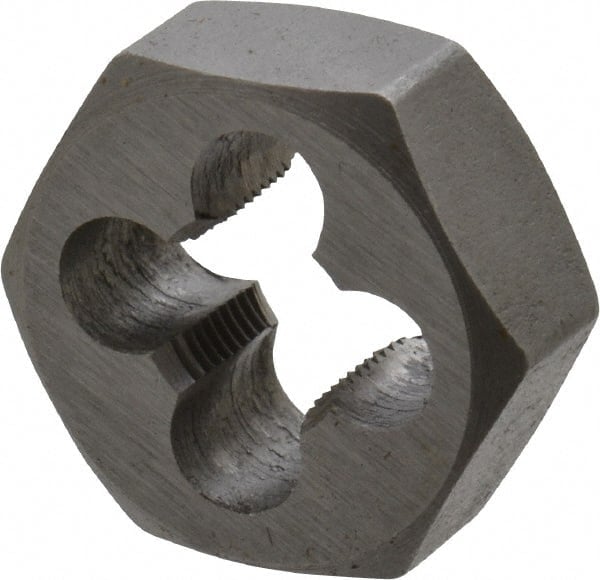 Hex Rethreading Die: 1/4-48, Right Hand, Carbon Steel MPN:365-1003