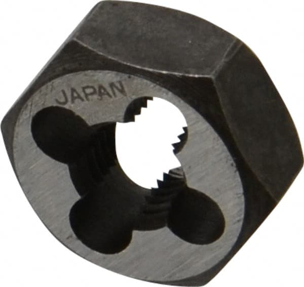 Hex Rethreading Die: 5/16-27 Thread, Right Hand, Carbon Steel MPN:365-1010