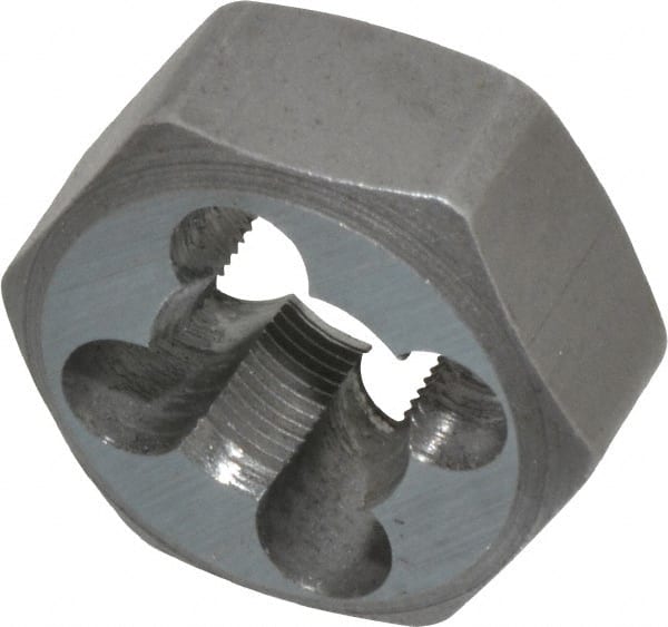 Hex Rethreading Die: 3/8-40, Right Hand, Carbon Steel MPN:365-1030