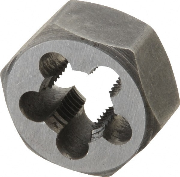 Hex Rethreading Die: 7/16-24 Thread, Right Hand, Carbon Steel MPN:365-1032