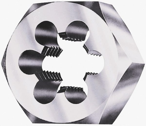 Hex Rethreading Die: 7/16-40 Thread, Right Hand, Carbon Steel MPN:365-1036