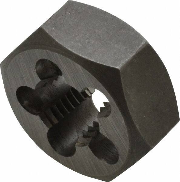 Hex Rethreading Die: 1/2-18 Thread, Right Hand, Carbon Steel MPN:365-1042