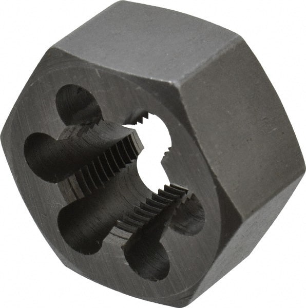 Hex Rethreading Die: 3/4-18, Right Hand, Carbon Steel MPN:365-1060