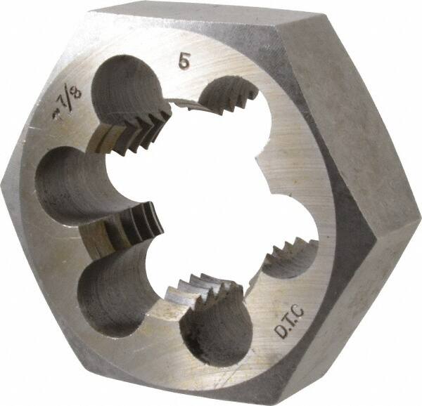 Hex Rethreading Die: 1-7/8-5, Right Hand, Carbon Steel MPN:365-1564