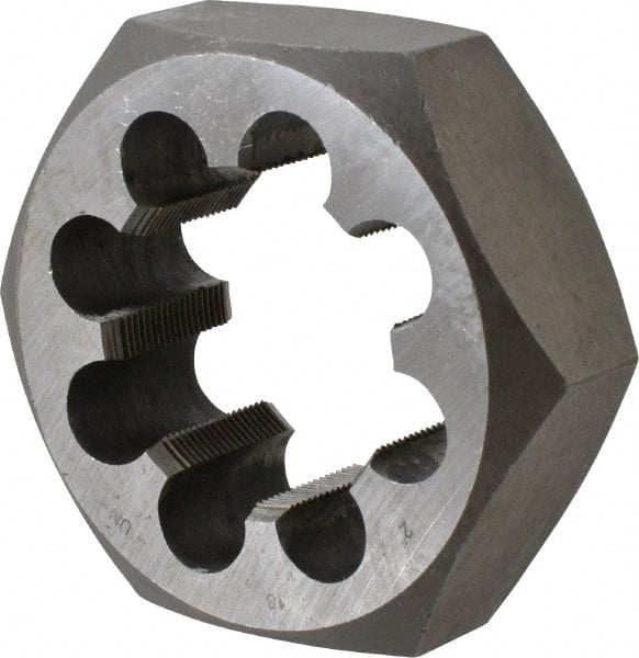 Hex Rethreading Die: 2-18 Thread, Right Hand, Carbon Steel MPN:365-2008