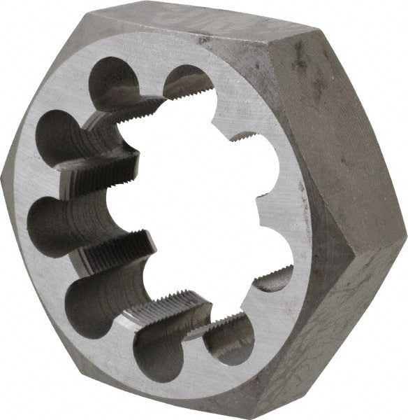 Hex Rethreading Die: 2-1/4 - 16 Thread, Right Hand, Carbon Steel MPN:365-2167