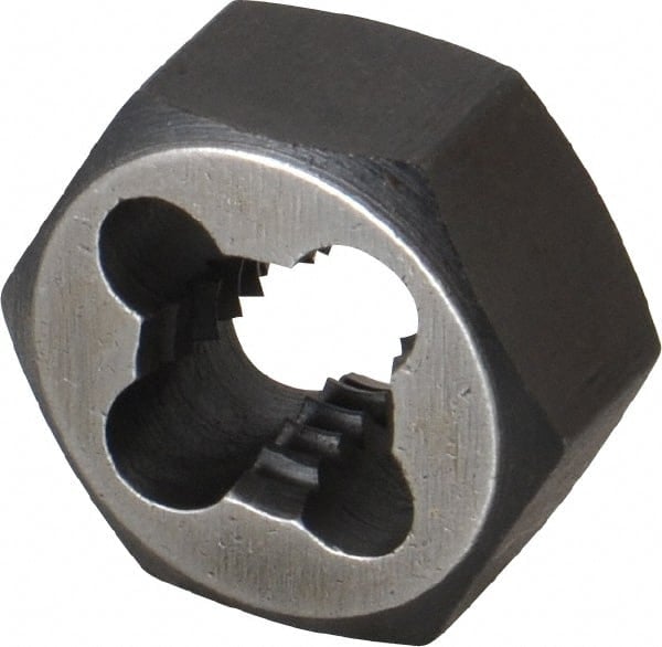 Hex Rethreading Die: 7/16-14 Thread, Left Hand, Carbon Steel MPN:366-0281