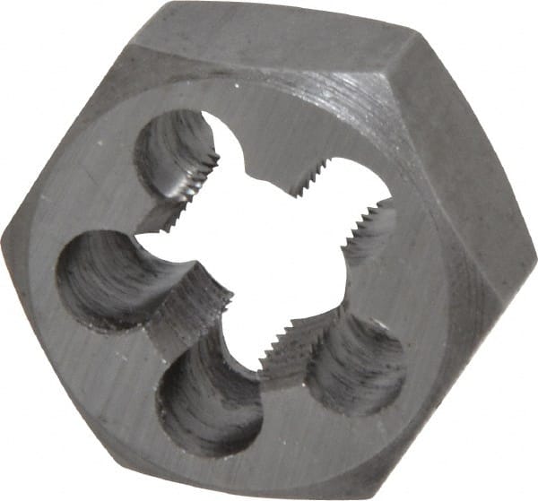 Hex Rethreading Die: 1/2-20, Left Hand, Carbon Steel MPN:366-0322