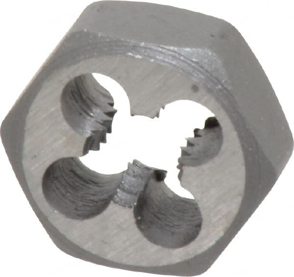 Hex Rethreading Die: 1/4-20, Right Hand, High-Speed Steel MPN:367-0161