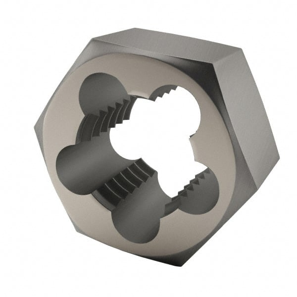 Hex Rethreading Die: 1/2-13, Right Hand, High-Speed Steel MPN:367-0321