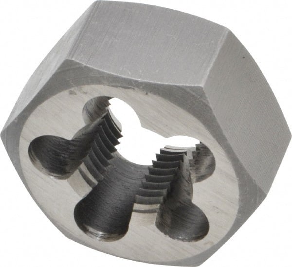 Hex Rethreading Die: 5/8-18, Right Hand, High-Speed Steel MPN:367-0402