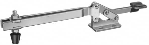 Manual Hold-Down Toggle Clamp: Horizontal, 550 lb Capacity, U-Bar, Flanged Base MPN:GH-22185