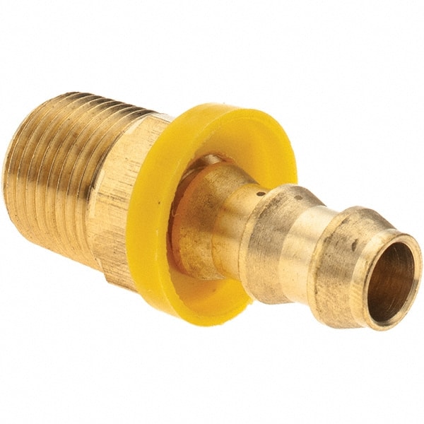 Barbed Push-On Hose Male Connector: 3/8