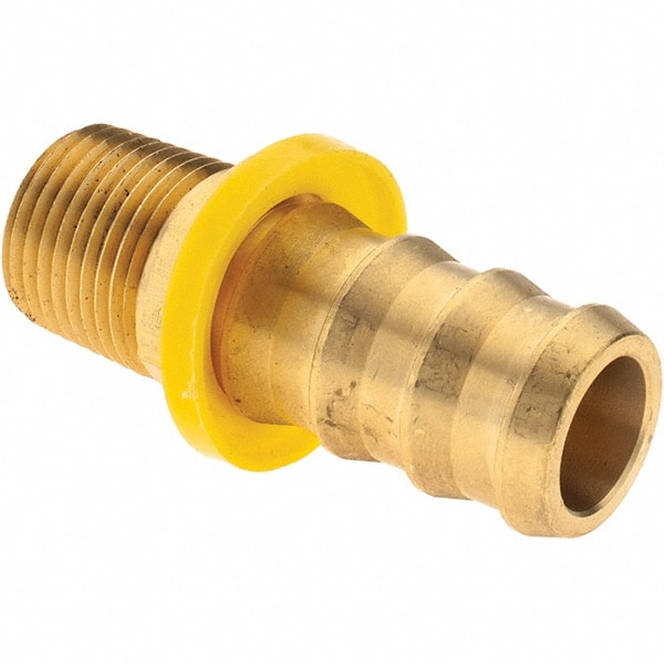Barbed Push-On Hose Male Connector: 1/2