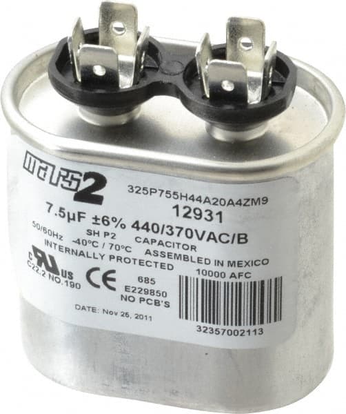 7-1/2 Microfarad Motor Capacitor MPN:12931