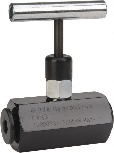 Hydraulic Control Needle Valve: 3/8-18 Inlet, 3/8-18 Thread, 10,000 Max psi MPN:PS-MH-HPC1-053