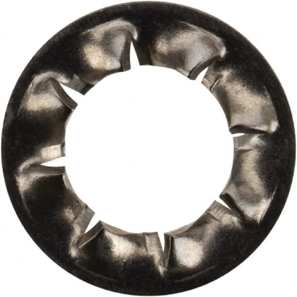 M4 Screw, 4.3mm ID, Stainless Steel Internal Tooth Lock Washer MPN:SIW8XX0400-100B