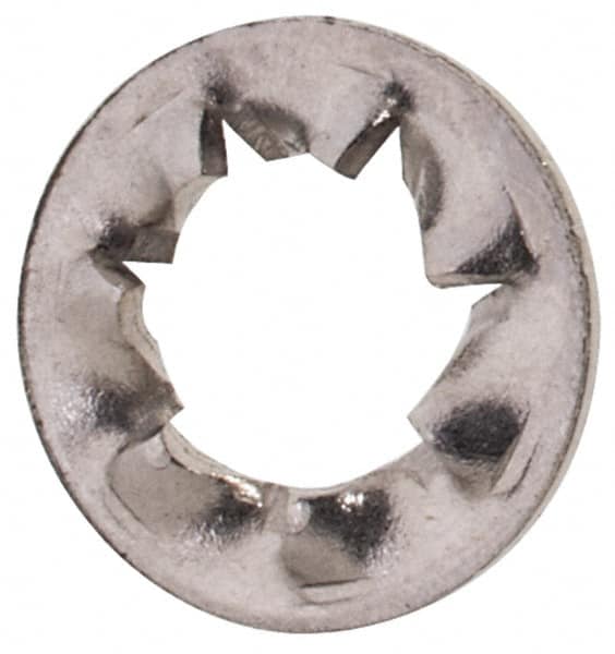 M2.5 Screw, 2.7mm ID, Stainless Steel Internal Tooth Lock Washer MPN:SIW8X0250-200BX