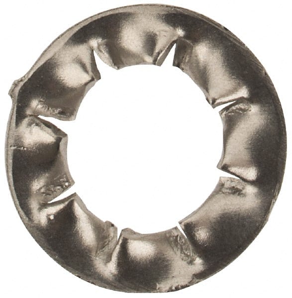 M5 Screw, 5.3mm ID, Stainless Steel Internal Tooth Lock Washer MPN:SIW8X0500-100BX