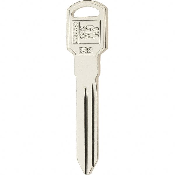 GM Nickel Key Blank MPN:BD-B-89