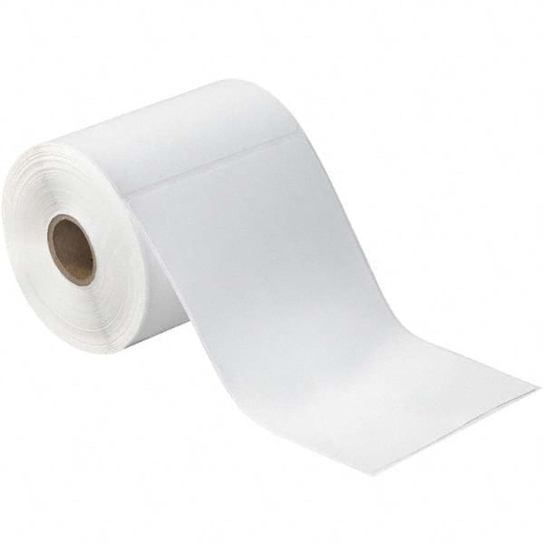 Label Maker Label: White, Paper, 6-1/2