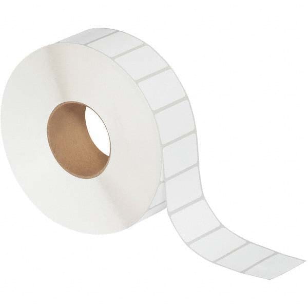 Label Maker Label: White, Topcoated Facestock, 1-1/4