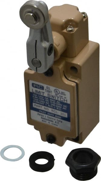 General Purpose Limit Switch: SPDT, NC, Roller Lever, Side MPN:RCL-301