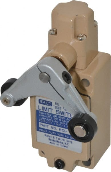 General Purpose Limit Switch: SPDT, NC, Roller Lever, Side MPN:RCL-310