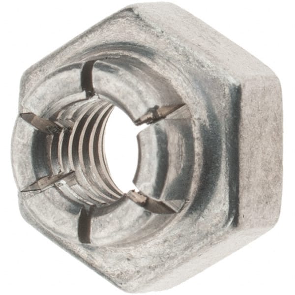 #8-32 UNJC 18-8 Hex Lock Nut with Expanding Flex Top MPN:440031