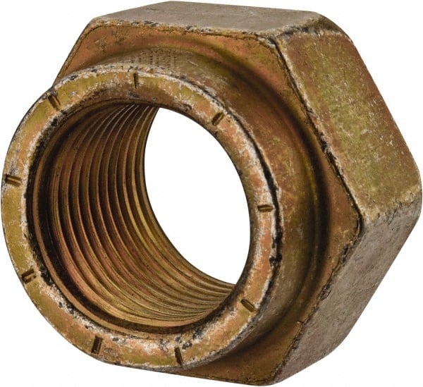 Hex Lock Nut: Distorted Thread, 7/8-14, Grade L9 Steel, Cadmium Dichromate Finish MPN:446068BR