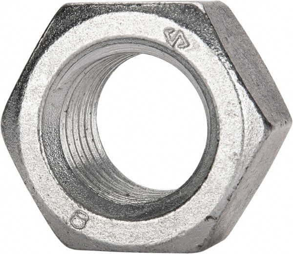 Hex Lock Nut: Distorted Thread, Grade 8 Steel, Zinc-Plated MPN:738230PS