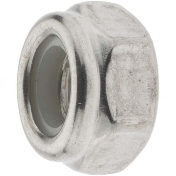 Hex Lock Nut: Insert, Nylon Insert, Grade 316 & A4 Stainless Steel, Uncoated MPN:A410303