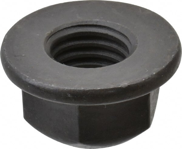 Hex Lock Nut: Distorted Thread, 5/8-11, Grade G Steel, Phosphate & Oil Finish MPN:B52001643