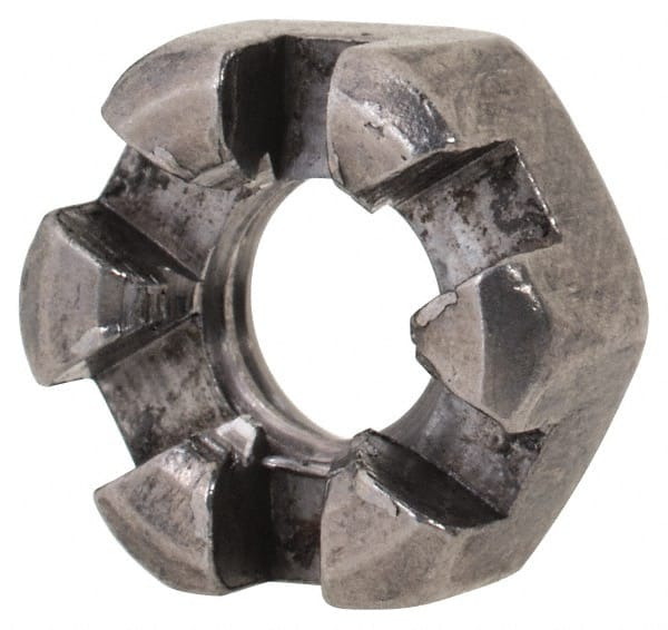 Hex Lock Nut: 1/4-20, Grade 2 Steel, Uncoated MPN:SNI2025-100BX