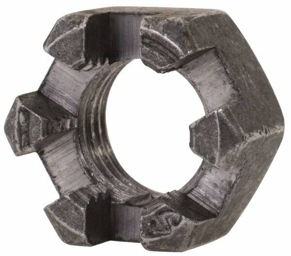 Hex Lock Nut: 3/8-24, Grade 2 Steel, Uncoated MPN:SNFI2037-100BX