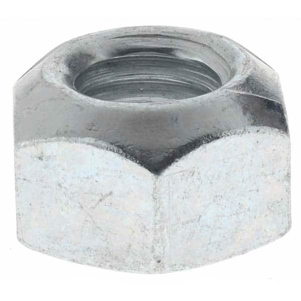 Hex Lock Nut: Distorted Thread, Grade 8.8 Steel, Zinc-Plated MPN:KP78604