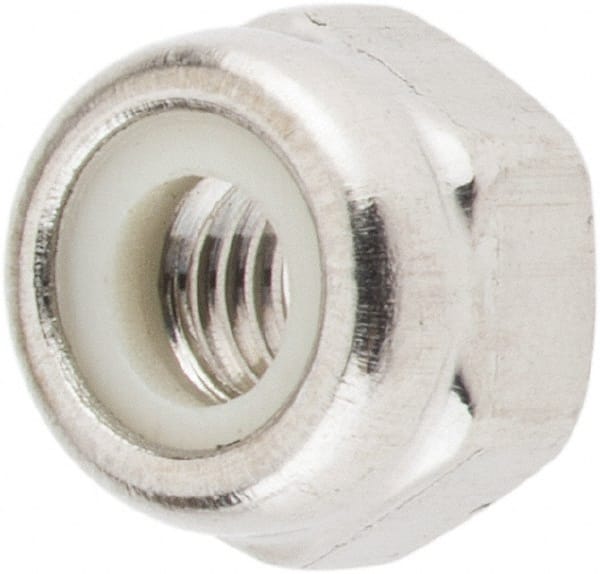 Hex Lock Nut: Insert, Nylon Insert, Grade 18-8 & A2 Stainless Steel, Uncoated MPN:NL5X00300-050BX